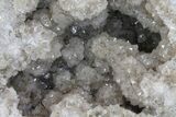 Keokuk Quartz Geode with Calcite & Pyrite Crystals - Missouri #144773-2